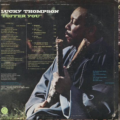 Lucky Thompson / ラッキー・トンプソン / I Offer You (GM 517)