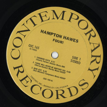 Hampton Hawes / ハンプトン・ホウズ / Four! (OJC-165)