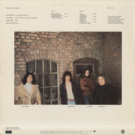 Pat Metheny - Pat Metheny Group (ECM1-1-114) LP 1978 US ECM｜中古LP