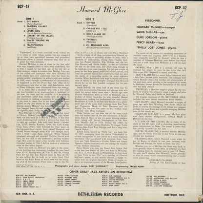 Howard McGhee / ハワード・マギー / The Return Of Howard McGhee (BCP-42)