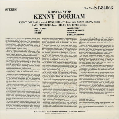 Kenny Dorham / ケニー・ドーハム / Whistle Stop (BN 4063)