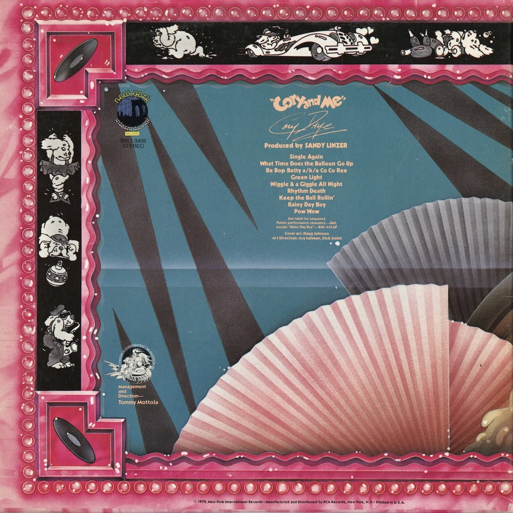 Cory Daye - Cory And Me (BXL1-3408) 1979 US New York International｜中古LP