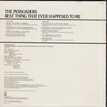 The Persuaders - Best Thing That Ever Happened To Me (SD 7046) 1974 US ATCO｜中古LP