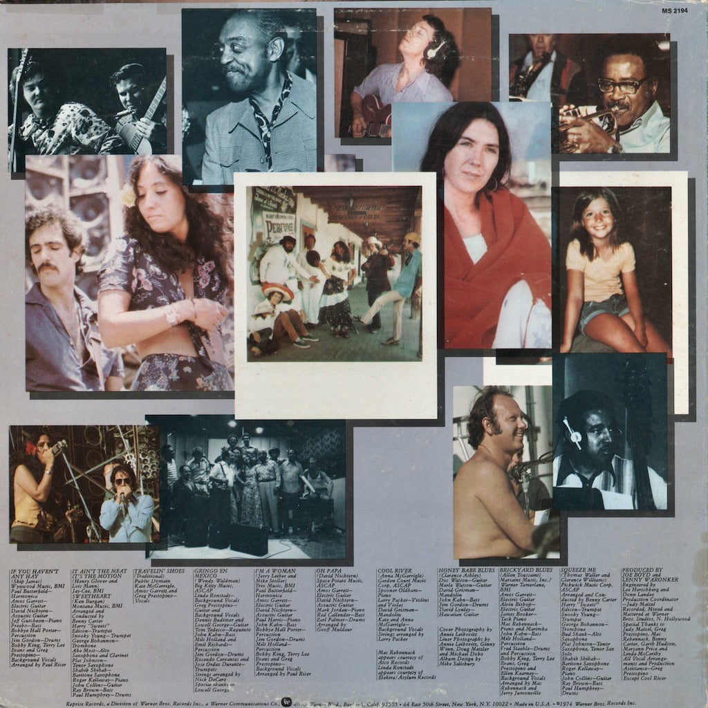 Maria Muldaur - Waitress In A Donut Shop (MS 2194) LP 1974 US Reprise｜中古LP