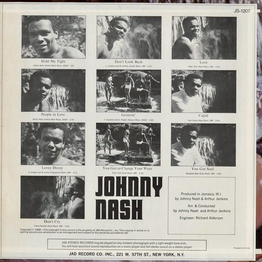 Johnny Nash - Hold Me Tight (JS-1207)  1968 US JAD｜中古LP