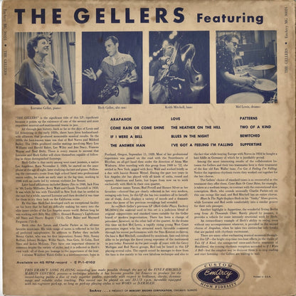 Herb Geller - The Gellers (MG-36024) 1955 US EmArcy｜中古LP