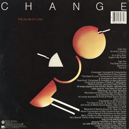 Change - The Glow Of Love (RFC 3438) 1980 US Warner/RFC｜中古LP
