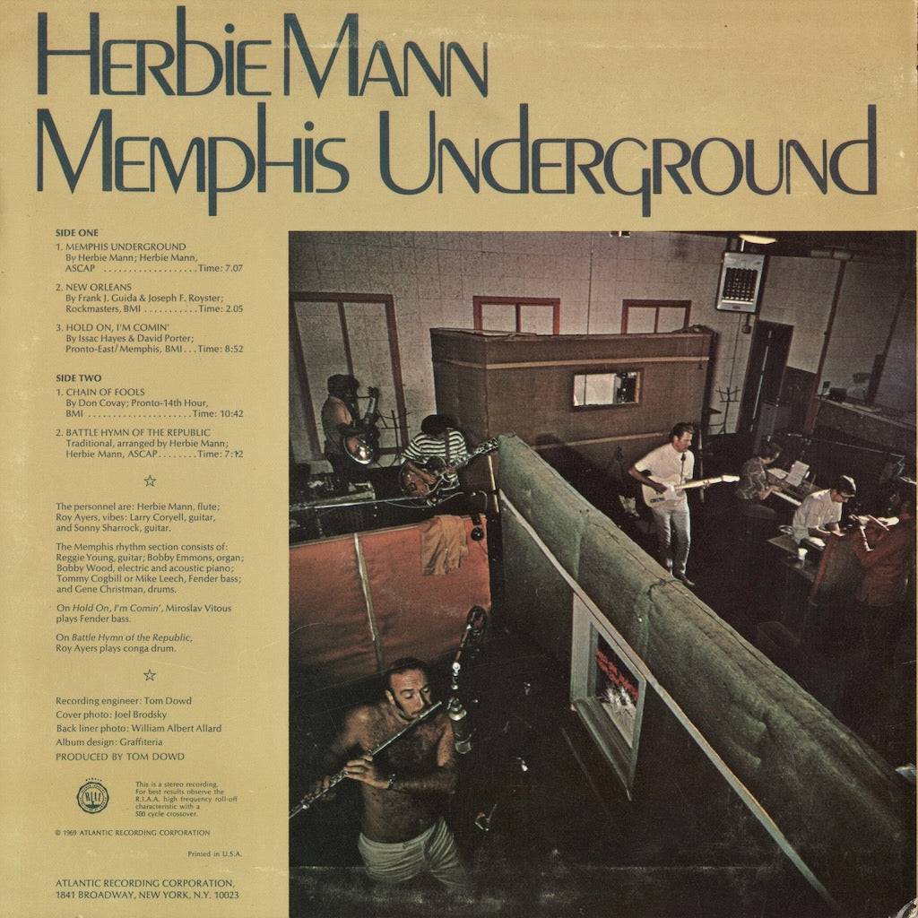 Herbie Mann / ハービー・マン / Memphis Underground (SD1552)