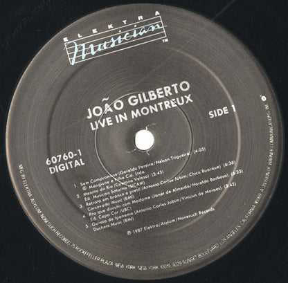 Joao Gilberto / ジョアン・ジルベルト / Live In Montreux (60760-1)