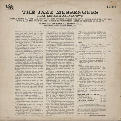Art Blakey & The Jazz Messengers – Selections From Lerner And Loewe's (LX 1103) LP 1957 US Vik | 中古LP