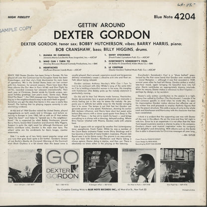 Dexter Gordon / デクスター・ゴードン / Gettin' Around (BLP 4204)