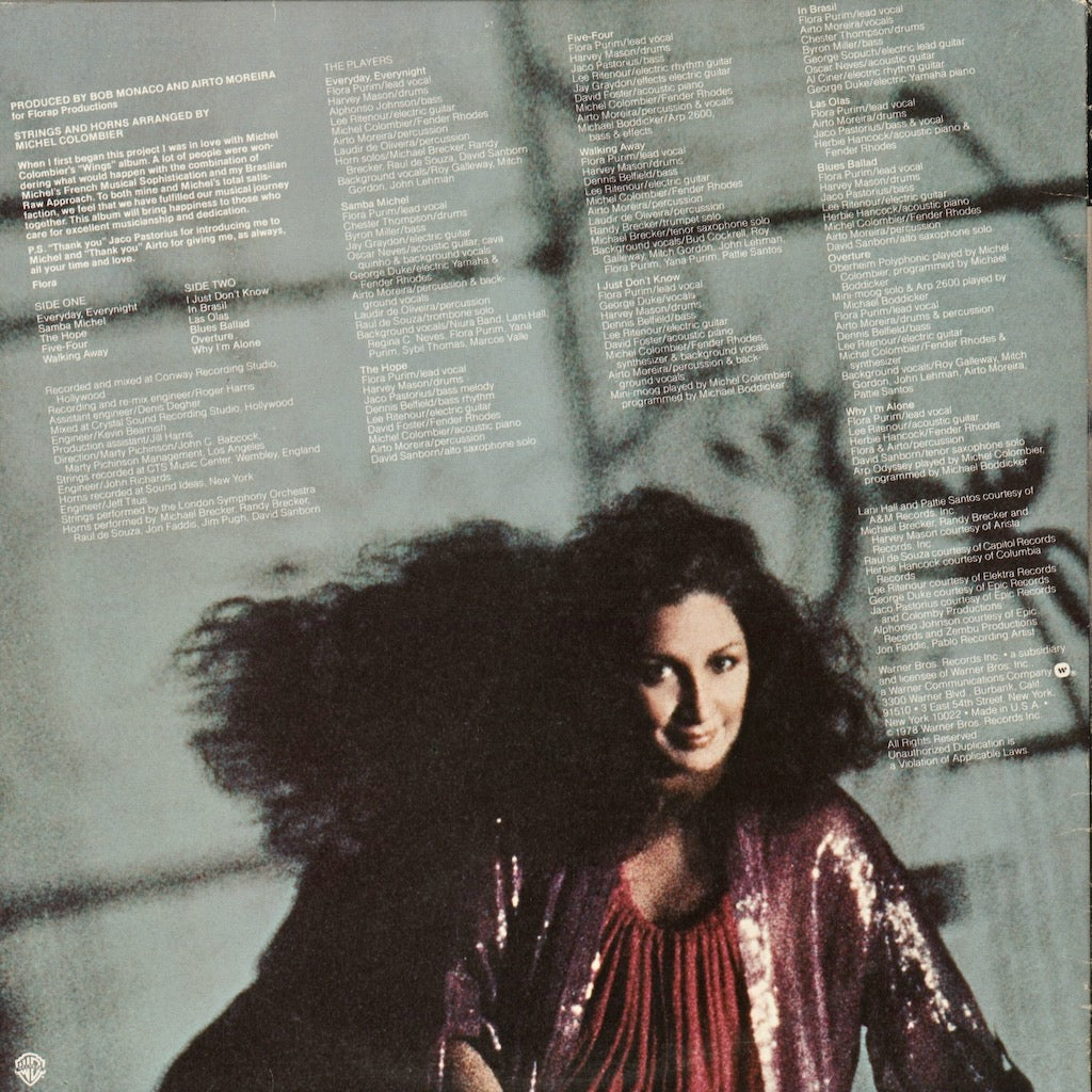 Flora Purim - Everyday Everynight (BSK 3168) 1978 US Warner Bros｜中古LP
