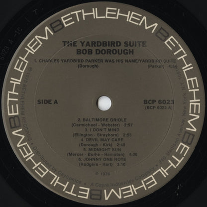 Bob Dorough – Yardbird Suite (BCP-6023) 1976 US Bethlehem | 中古LP