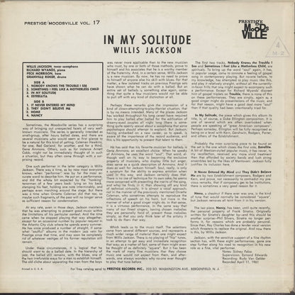Willis Jackson / ウィリス・ジャクソン / In My Solitude (MV 17)