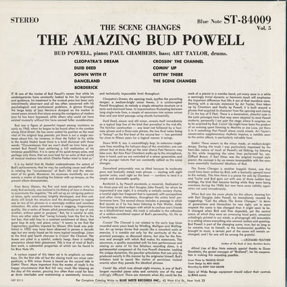 Bud Powell - The Scene Changes - The Amazing Bud Powell Vol.5 (GXF-3013) 1977 JPN Blue Note｜中古LP