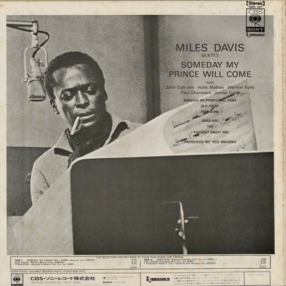 Miles Davis / マイルス・デイヴィス / Someday My Prince Will Come (SOPL-157)