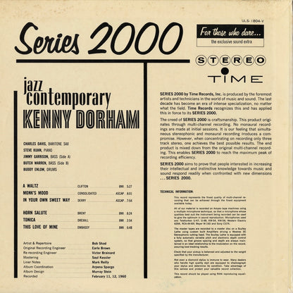 Kenny Dorham - Jazz Contemporary (ULS-1804-V) 1975 JPN Overseas Records｜中古LP