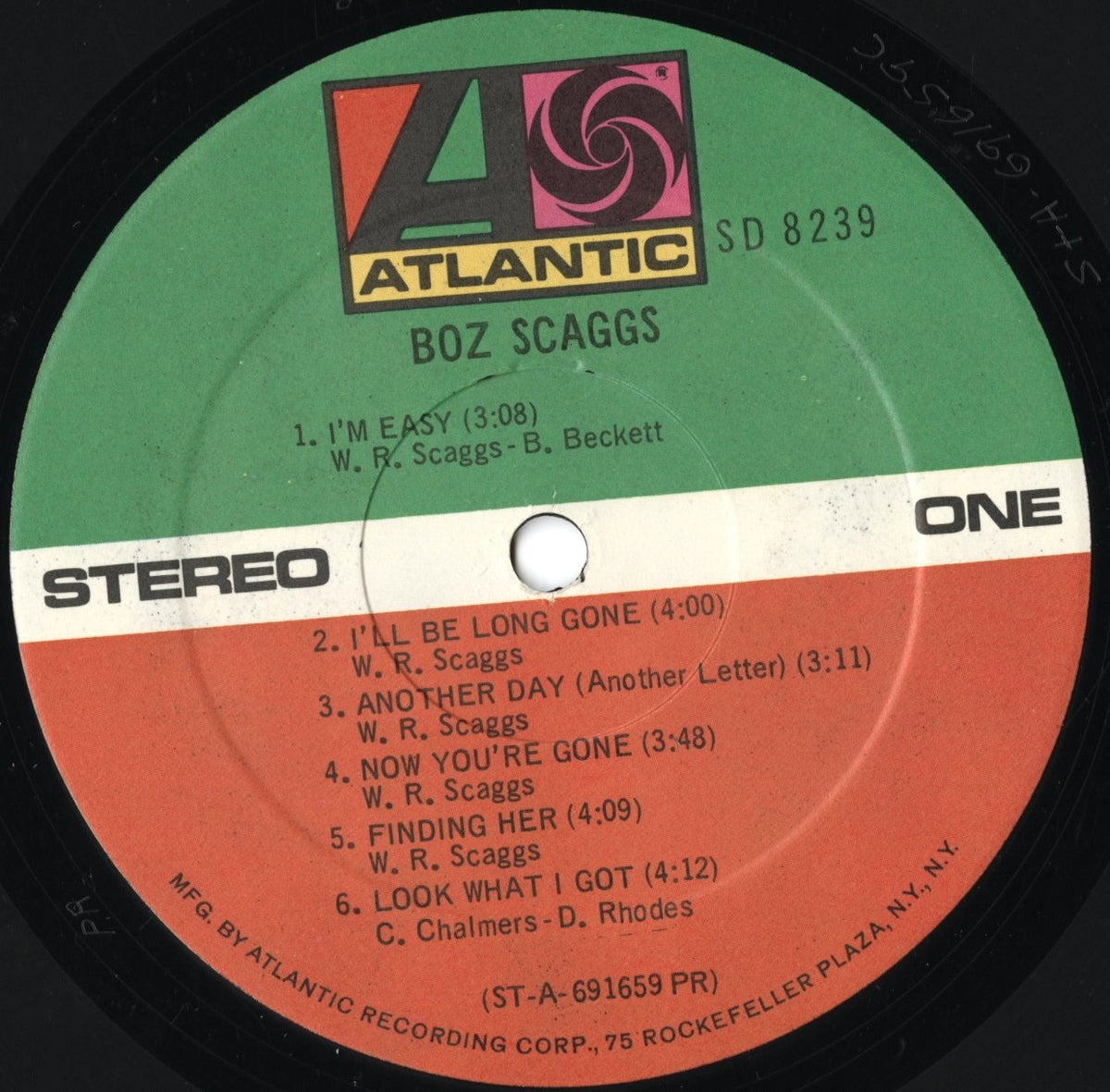 Boz Scaggs / ボズ・スキャッグス / Boz Scaggs (SD 8239)