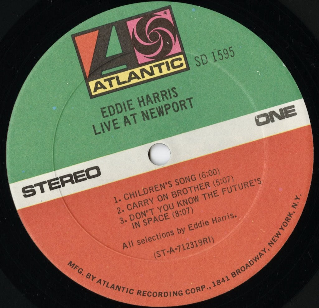 Eddie Harris – Live At Newport (SD 1595)  1971 US Atlantic｜中古LP