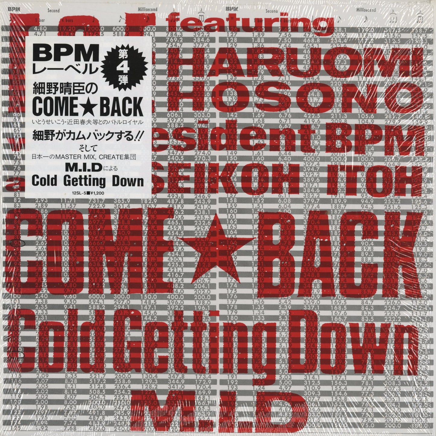 F.O.E / M.I.D - Come★Back / Cold Getting Down (12SL-5) Alfa