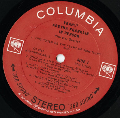 Aretha Franklin / アレサ・フランクリン / Yeah!!! (CS 9151)
