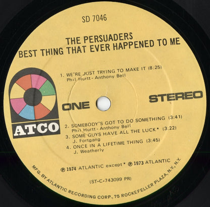The Persuaders - Best Thing That Ever Happened To Me (SD 7046) 1974 US ATCO｜中古LP