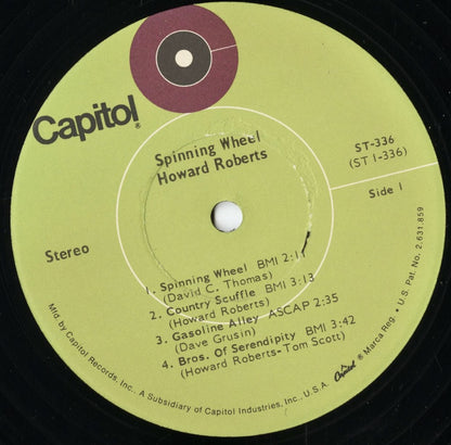 Howard Roberts - Spinning Wheel (ST8-0336) 1969 US Capitol｜中古LP
