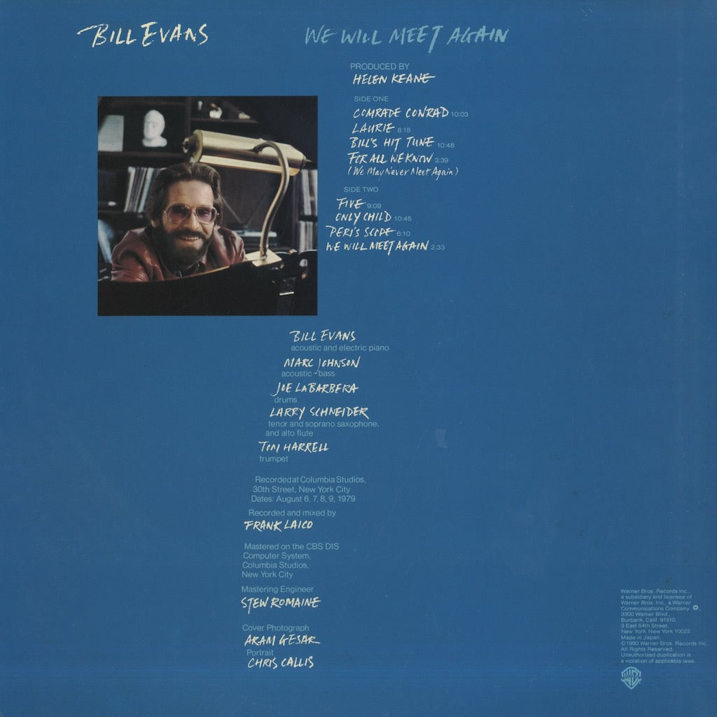 Bill Evans / ビル・エヴァンス / We Will Meet Again (P-10808W)