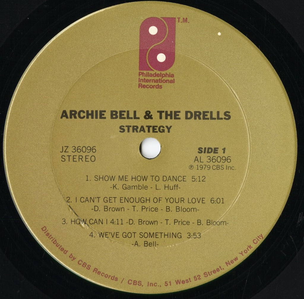 Archie Bell & The Drells - Strategy (JZ 36096) 1979 US Philadelphia International｜中古LP