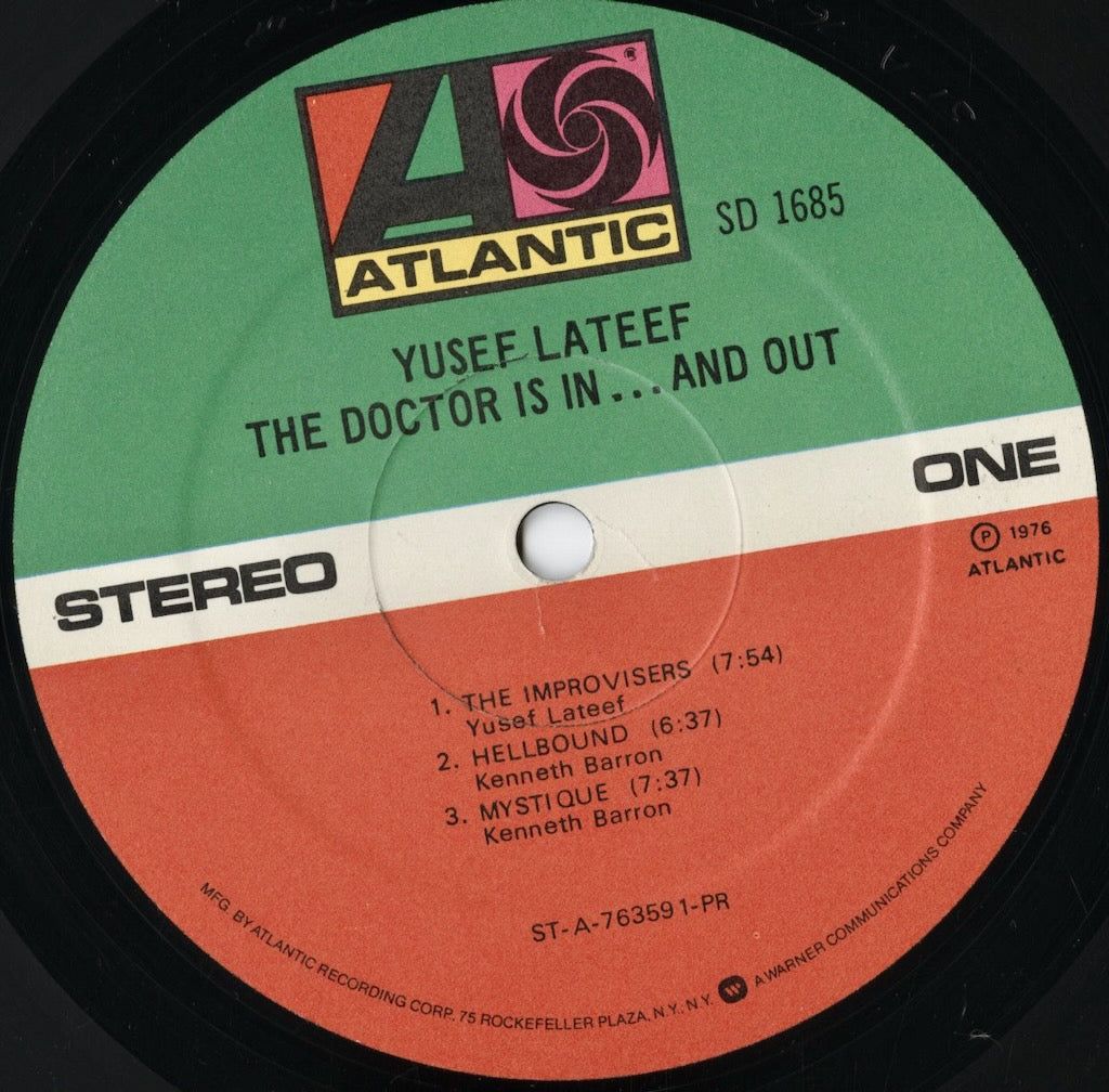 Yusef Lateef - The Doctor Is In ...And Out (SD 1685) LP 1976 US Atlantic｜中古LP