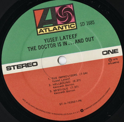 Yusef Lateef - The Doctor Is In ...And Out (SD 1685) LP 1976 US Atlantic｜中古LP