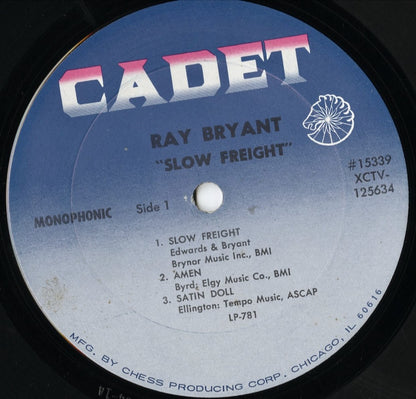 Ray Bryant - Slow Freight (LP-781) LP 1967 US Cadet モノラル盤｜中古LP