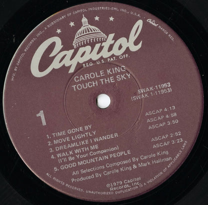 Carole King / キャロル・キング / Touch The Sky (SWAK 11953)