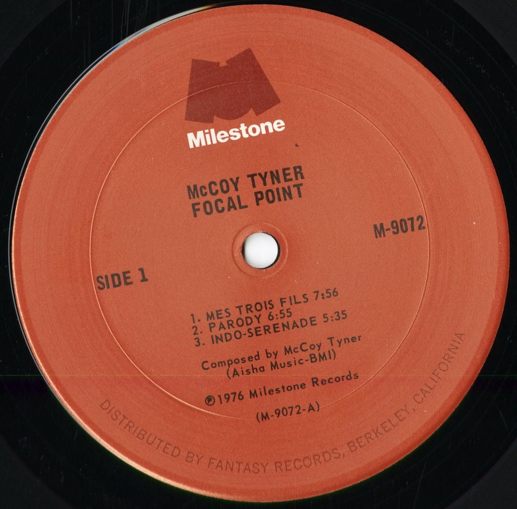 McCoy Tyner - Focal Point (M-9072) 1976 US Milestone｜中古LP