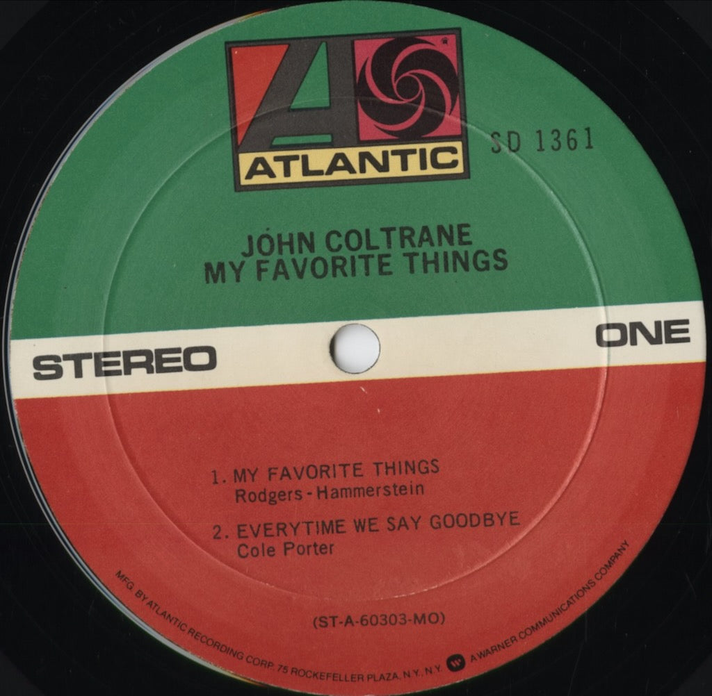 John Coltrane – My Favorite Things (SD 1361) 1975 US Atlantic | 中古LP