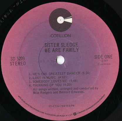 Sister Sledge – We Are Family (SD 5209) 1979 US Cotillion | 中古LP