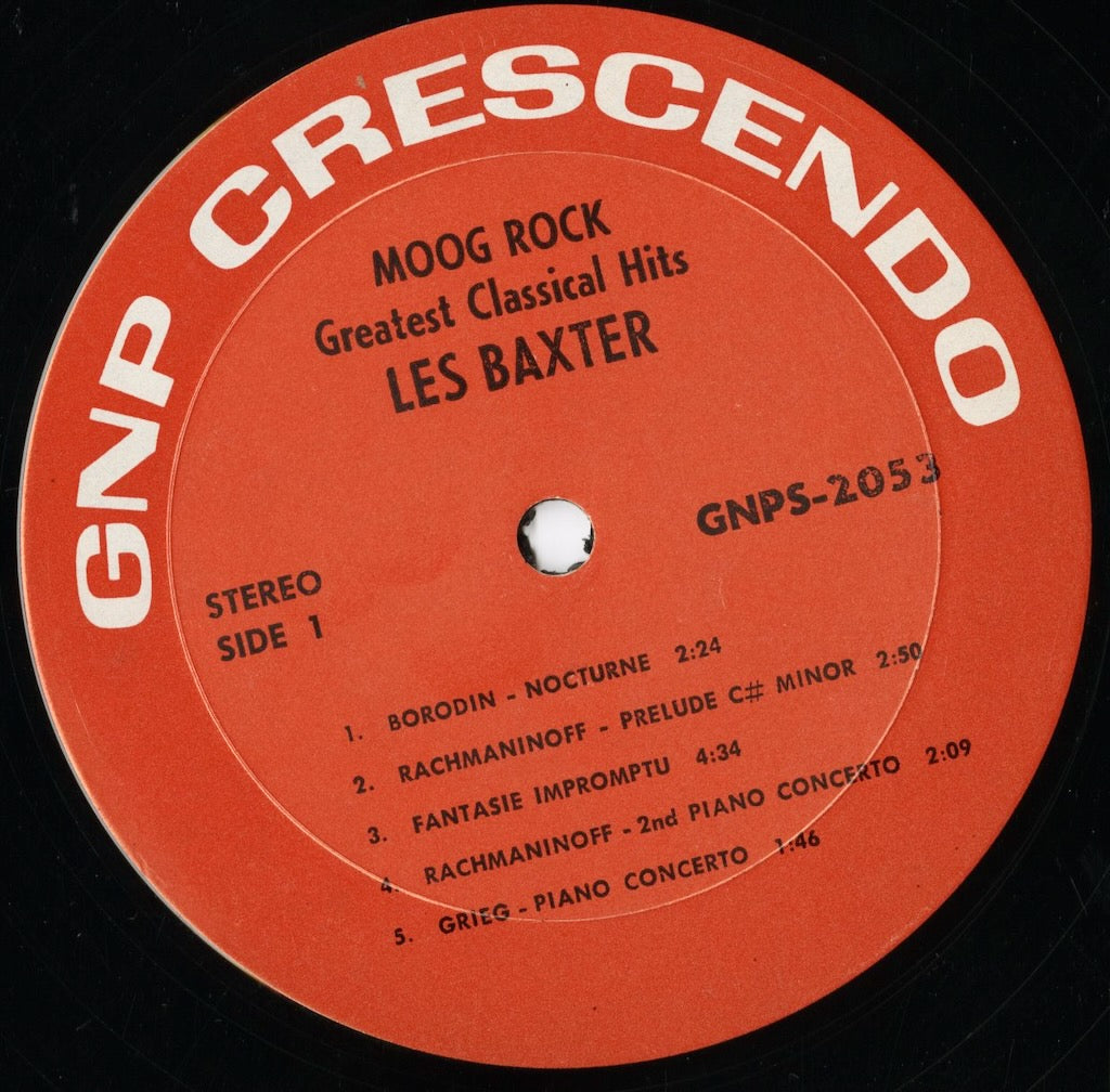Les Baxter - Moog Rock (GNPS-2053) 1969 US GNP｜中古LP