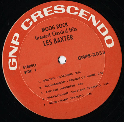 Les Baxter - Moog Rock (GNPS-2053) 1969 US GNP｜中古LP