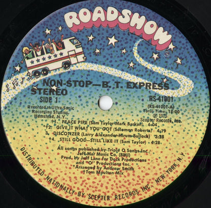 B.T. Express - Non Stop (RS41001) 1975 US Roadshow｜中古LP