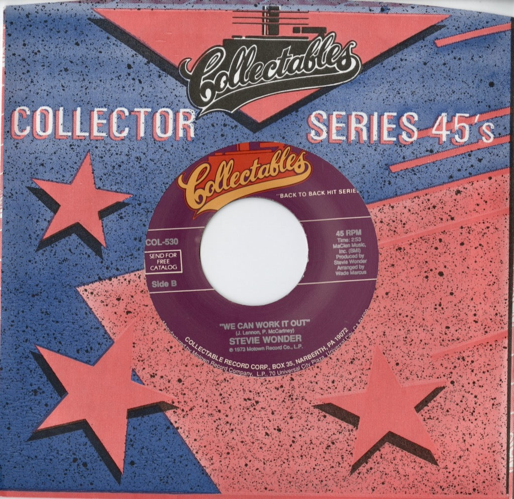 Stevie Wonder / If You Really Love Me (COL-530) 7inch US Collectables｜中古7"