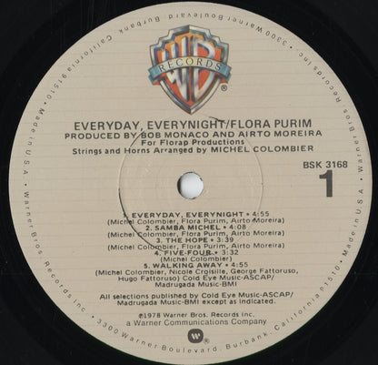 Flora Purim - Everyday Everynight (BSK 3168) 1978 US Warner Bros｜中古LP