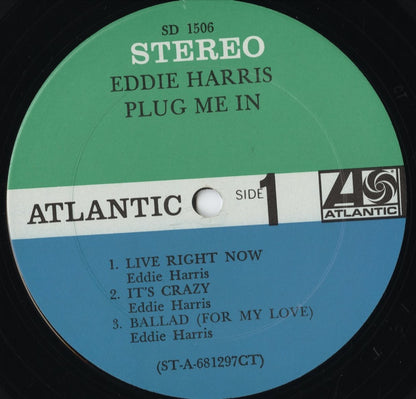Eddie Harris - Plug Me In (SD 1506) 1968 US Atlantic｜中古LP