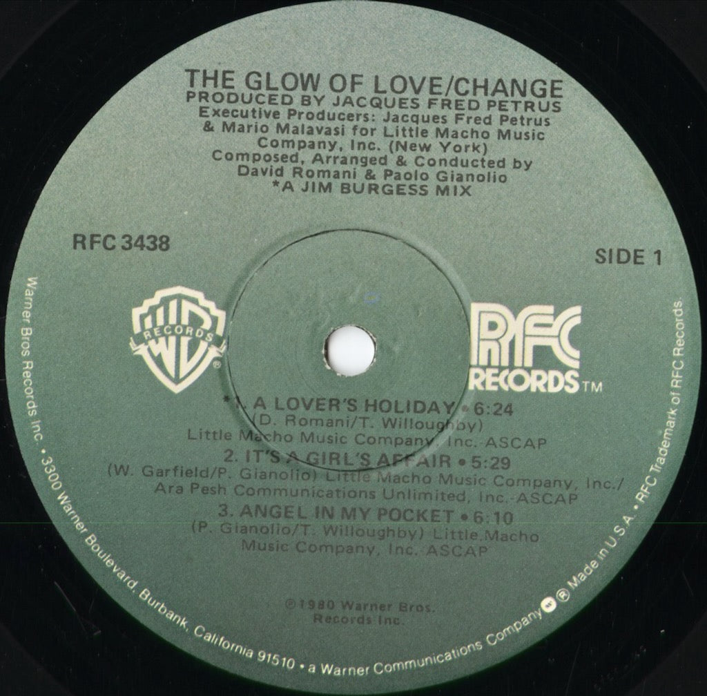 Change - The Glow Of Love (RFC 3438) 1980 US Warner/RFC｜中古LP