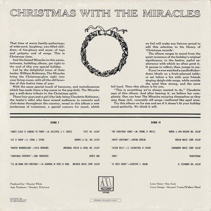 The Miracles - Christmas With The Miracles (5254ML) LP US Motown｜中古LP