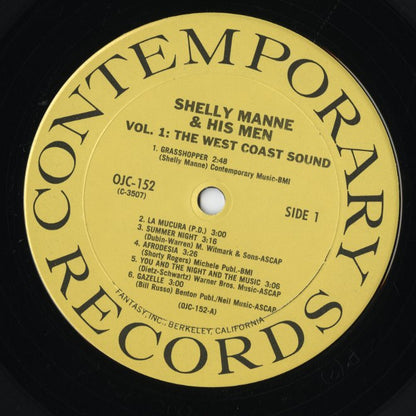 Shelly Manne / シェリー・マン / And His Men, Volume 1 (OJC-152)