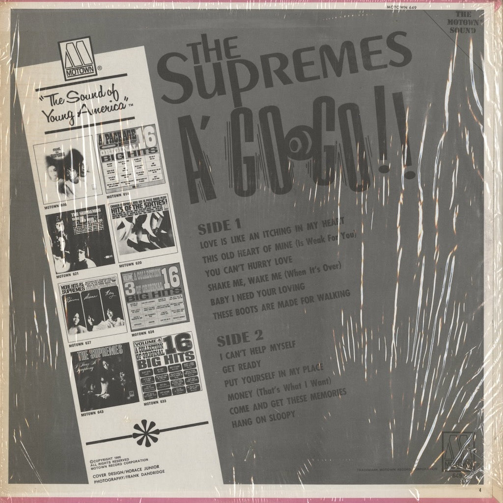 The Supremes – A' Go-Go (MT-649) LP 1966 US Motown | 中古LP