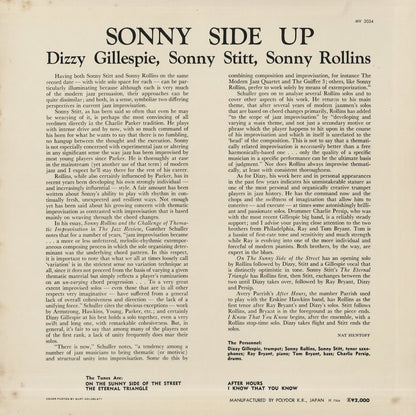 Dizzy Gillespie / ディジー・ガレスピー / Sonny Side Up (MV 2034)