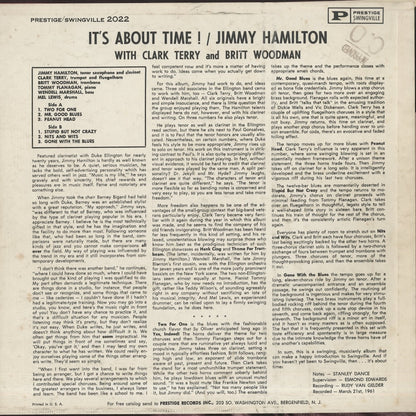 Jimmy Hamilton / ジミー・ハミルトン / It's About Time (SV2022)