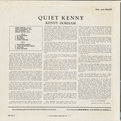 Kenny Dorham - Quiet Kenny (SMJ-6513) 1976 JPN Prestige - Victor｜中古LP