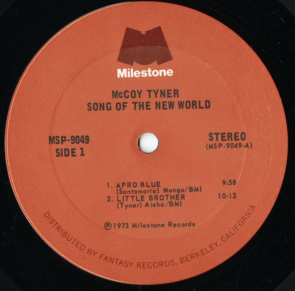 McCoy Tyner - Song Of The New World (MSP9049) 1973 US Milestone｜中古LP